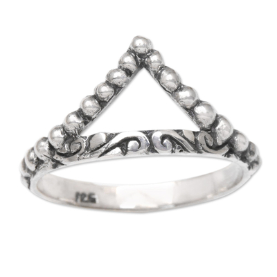 Bandring aus Sterlingsilber - Fair-Trade-Ring aus Sterlingsilber