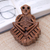 Wood puzzle box, 'Bare Bones' - Handmade Suar Wood Puzzle Box with Skeleton Motif (image 2c) thumbail