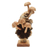 Wood sculpture, 'Towering Mushrooms' - Artisan Crafted Mushroom Motif Sculpture