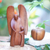 Wood sculpture, 'Fairy Mother' - Angel Themed Wood Sculpture (image 2j) thumbail