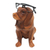 Wood eyeglasses holder, 'Faithful Canine' - Signed Dog Motif Eyeglass Holder (image 2d) thumbail