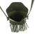 Leather shoulder bag, 'Army Green - Hand Made Fringed Leather Sling Bag (image 2d) thumbail