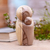 Hibiscus wood sculpture, 'Mother Jizo' - Hand Carved Wood Sculpture from Bali (image 2) thumbail