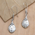 Sterling silver dangle earrings, 'Bloom Into You' - Artisan Crafted Sterling Silver Earrings (image 2) thumbail