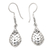 Sterling silver dangle earrings, 'Bloom Into You' - Artisan Crafted Sterling Silver Earrings thumbail