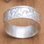 Men's sterling silver band ring, 'Return to Me' - Men's Hand Crafted Sterling Silver Band Ring (image 2c) thumbail
