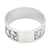 Men's sterling silver band ring, 'Return to Me' - Men's Hand Crafted Sterling Silver Band Ring (image 2d) thumbail