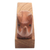 Wood doorstop, 'Cute Elephant' - Hand-Carved Wood Doorstop (image 2d) thumbail