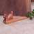Wood doorstop, 'Ready to Pounce' - Artisan Crafted Cat Doorstop (image 2b) thumbail