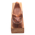 Tope de puerta de madera, 'Listo para saltar' - Tope de puerta de gato artesanal
