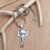 Collar colgante de plata esterlina - Collar de plata de ley con tema de elefante