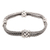Men's sterling silver chain bracelet, 'In Solitude' - Men's Sterling Silver Naga Chain Bracelet from Bali thumbail