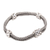 Men's sterling silver chain bracelet, 'In Solitude' - Men's Sterling Silver Naga Chain Bracelet from Bali (image 2b) thumbail