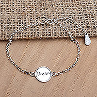 Sterling silver pendant bracelet, 'Dream of Tomorrow' - Sterling Silver Bracelet from Bali