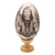 Wood egg sculpture, 'Shiva and Shakti' - Hindu-Themed Wooden Egg Sculpture