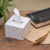 Deckel einer Tissue-Box aus recyceltem Kunststoff, 'Eco Home'. - Moderner Deckel für Tissue-Boxen aus Recyclingmaterial