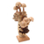 Wood statuette, 'Mushroom Growth' - Hand Carved Jempinis Wood Mushroom Statuette (image 2c) thumbail