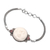 Garnet pendant bracelet, 'Moon Meeting' - Handcrafted Pendant Bracelet with Garnets (image 2b) thumbail