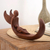 Wood sculpture, 'Angel's Protection' - Hand-Carved Wood Statuette (image 2) thumbail