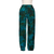 Rayon batik pants, 'Forest Canopy' - Hand-Stamped Turquoise Batik Rayon Jogger Pants thumbail