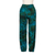 Rayon batik pants, 'Forest Canopy' - Hand-Stamped Turquoise Batik Rayon Jogger Pants (image 2c) thumbail