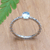 Blue topaz solitaire ring, 'Link Up' - Artisan Crafted Blue Topaz Ring (image 2b) thumbail