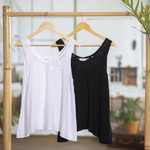 Embroidered sleeveless blouse, 'Bouquet of Flowers' - Hand-Embroidered Sleeveless Rayon Top from Bali