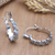 Sterling silver hoop earrings, 'Step by Step' - Artisan Crafted Sterling Silver Hoop Earrings