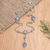 Blue topaz pendant necklace, 'Blue Ice Caps' - Hand Crafted Blue Topaz Pendant Necklace (image 2) thumbail