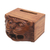 Wood phone speaker, 'Leopard's Song' - Artisan Crafted Jempinis Wood Phone Speakers (image 2d) thumbail