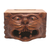 Wood phone speaker, 'Leopard's Song' - Artisan Crafted Jempinis Wood Phone Speakers (image 2e) thumbail
