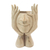 Wood statuette, 'Keep Me Close' - Hand Carved Hibiscus Wood Statuette thumbail