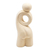 Statuette aus Sandstein - Handgefertigte weibliche Statuette aus Sandstein