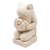 Statuette aus Sandstein - Handgefertigte Sandsteinstatuette mit Froschmotiv