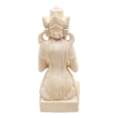 Statuette aus Sandstein - Handgefertigte Göttinnenstatuette aus Sandstein