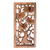 Reliefplatte aus Holz - Handgefertigte Wandkunst-Reliefplatte aus Holz mit jungem Fichtenbaum