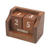 Wood calendar, 'What A Day' - Eco-Friendly Reclaimed Wood Desk Calendar from Bali