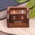 Wood calendar, 'What A Day' - Eco-Friendly Reclaimed Wood Desk Calendar from Bali