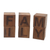 Wood letter blocks, 'Loving Family' (6 pieces) - Hand Crafted Ironwood Letter Blocks from Bali (6 Pieces)