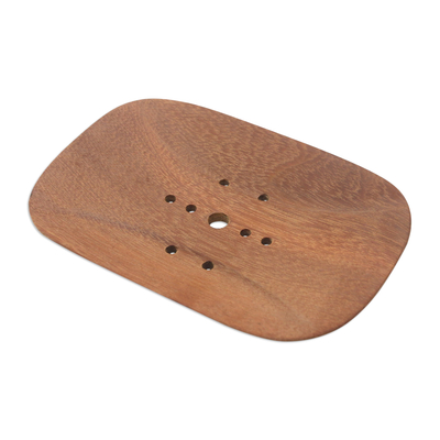 Reclaimed Wood Soap Dish from Bali