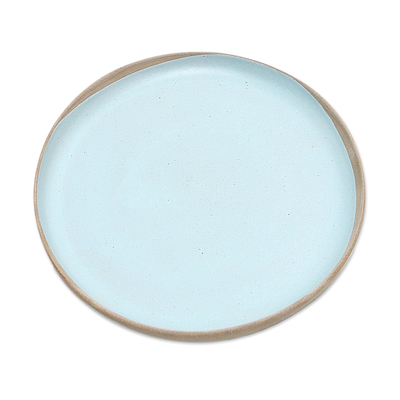 Plato de cerámica - Fuente redonda de cerámica artesanal