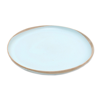 Plato de cerámica - Fuente redonda de cerámica artesanal