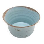Ceramic serving bowl, 'Blue Bell' - Handcrafted Ceramic Serving Bowl