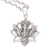 Sterling silver pendant necklace, 'Lotus Flow' - Sterling Silver Pendant Necklace with Lotus Motif thumbail