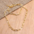 Gold-plated chain necklace, 'Sparkling Soul' - Balinese 18k Gold-Plated Sterling Silver Chain Necklace