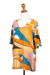 Rayon tunic, 'Sunrise Vibes' - Multicoloured Rayon Tunic Top