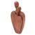 Wood statuette, 'Coupled Together' - Romantic Suar Wood Statuette from Bali (image 2b) thumbail