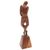 Holzskulptur „En Pointe“ – Figurenskulptur aus Suar-Holz mit Tanzmotiv