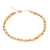 Hematite beaded bracelet, 'Gold on Gold' - Golden Hematite Bracelet thumbail