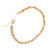 Hematite beaded bracelet, 'Gold on Gold' - Golden Hematite Bracelet (image 2b) thumbail